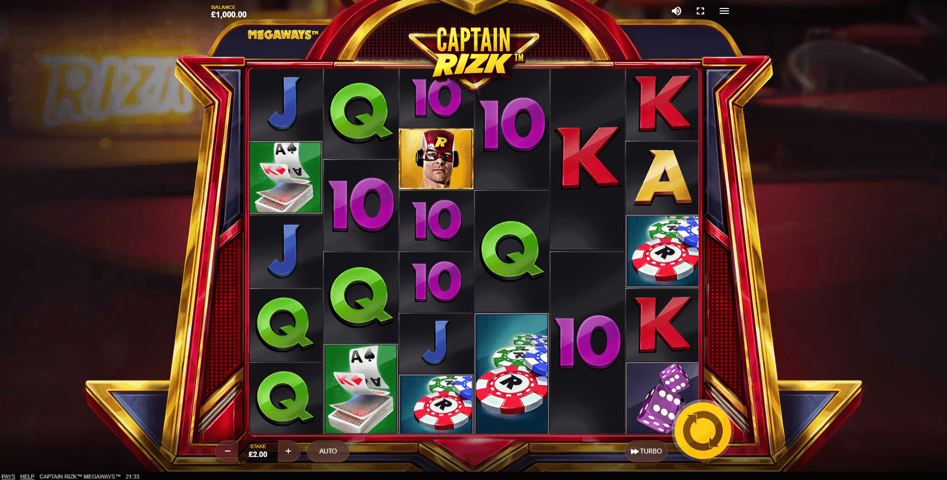 Captain Rizk Megaways slot play free