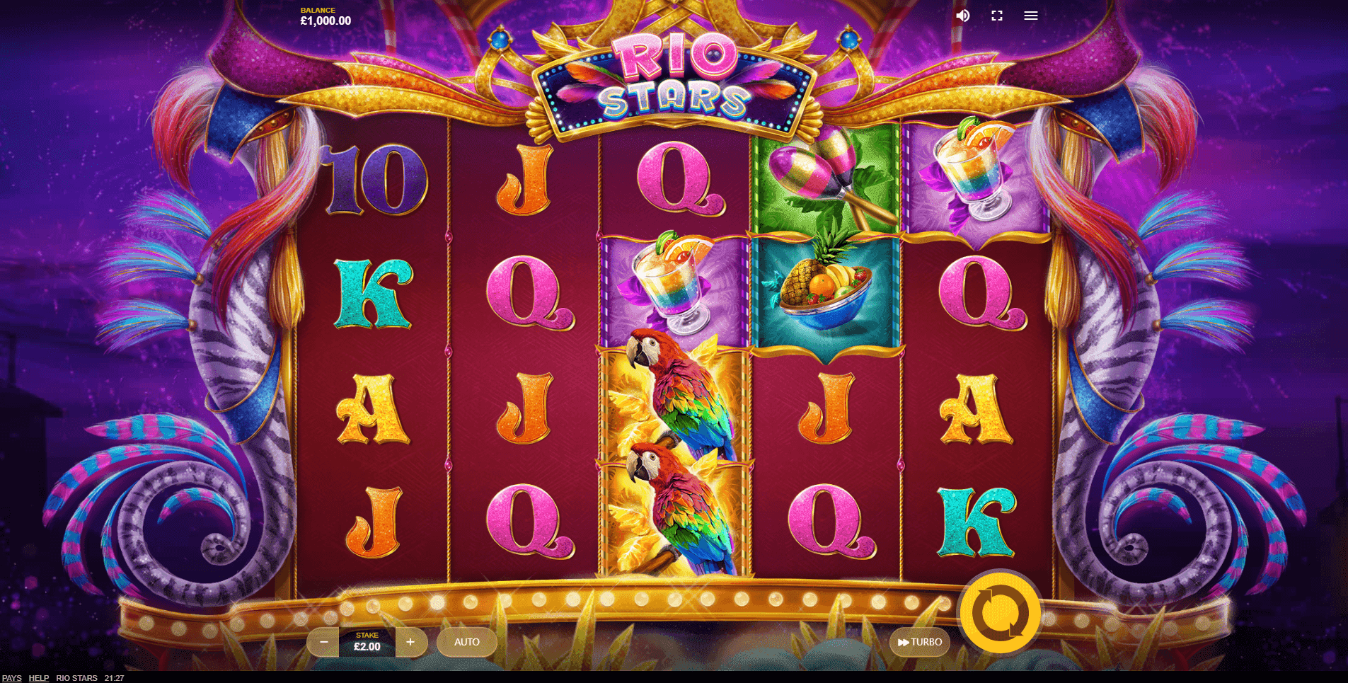 Rio Stars slot play free