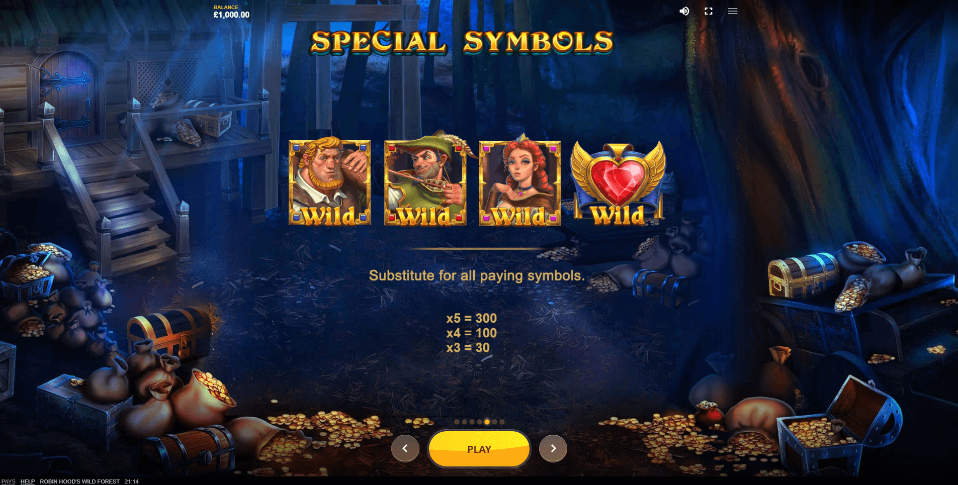 robin hoods wild forest slot machine detail image 3