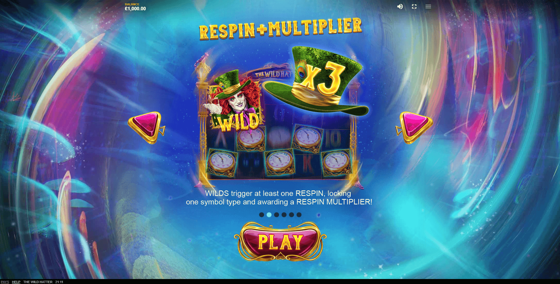 the wild hatter slot machine detail image 0