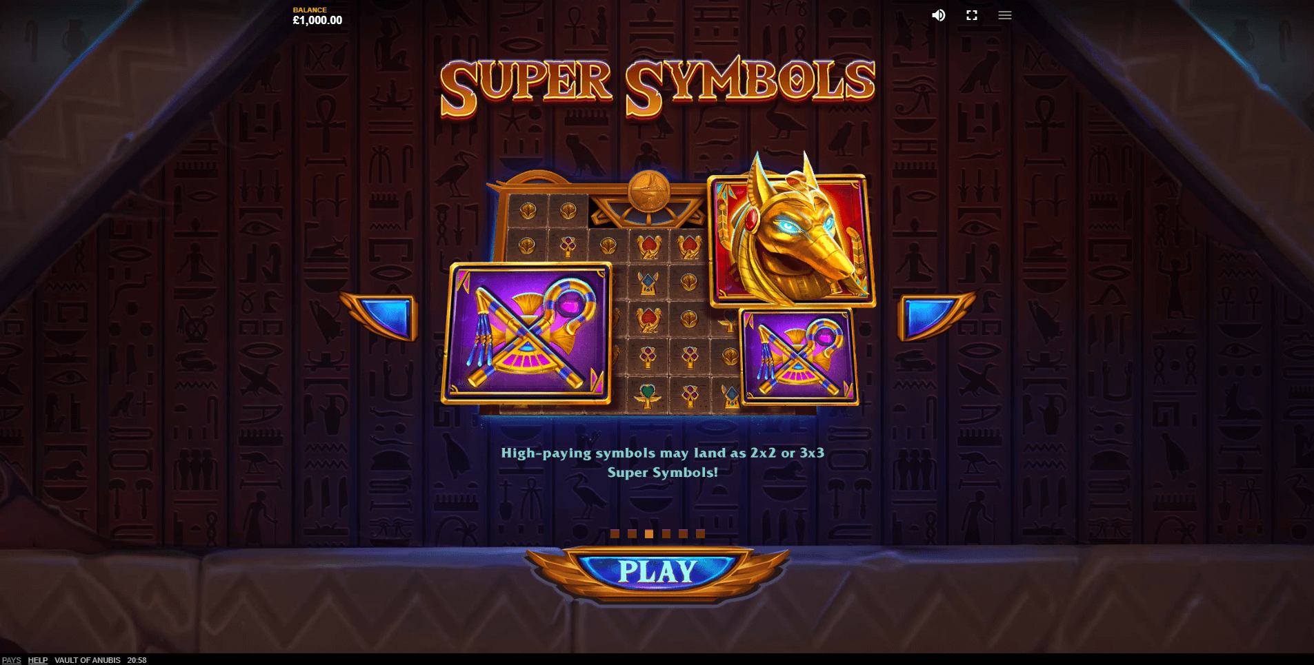 vault of anubis slot machine detail image 1