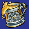 mug of intoxicating drink - skull duggery