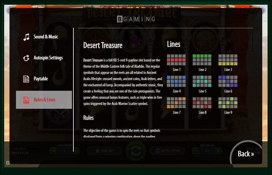 desert treasure slot machine detail image 0