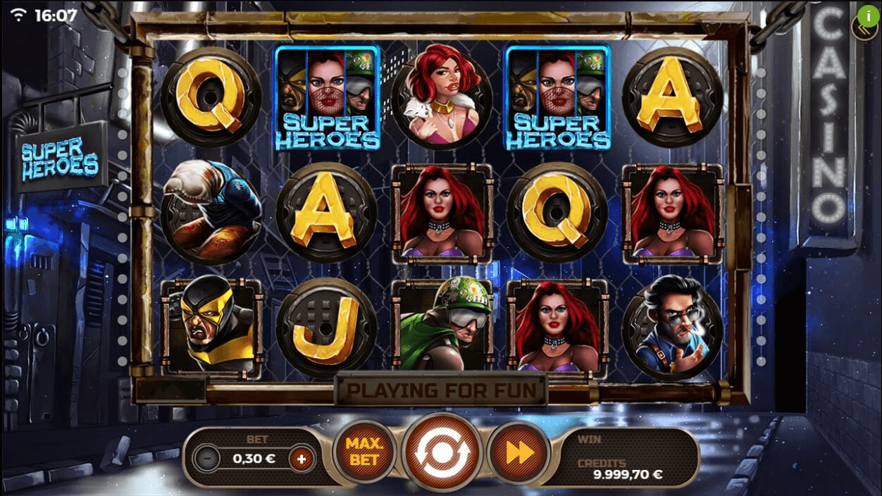 Real Life Super Heroes slot play free