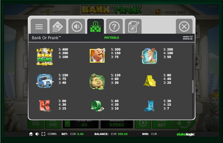 bank or prank slot machine detail image 2