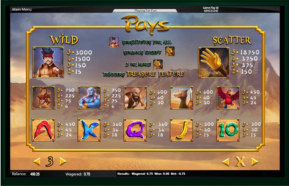 aladdin hand of midas slot machine detail image 3