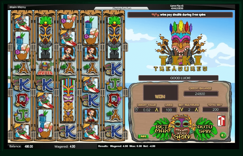 Tiki Treasures slot play free