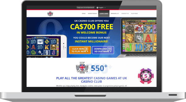 uk casino club casino games