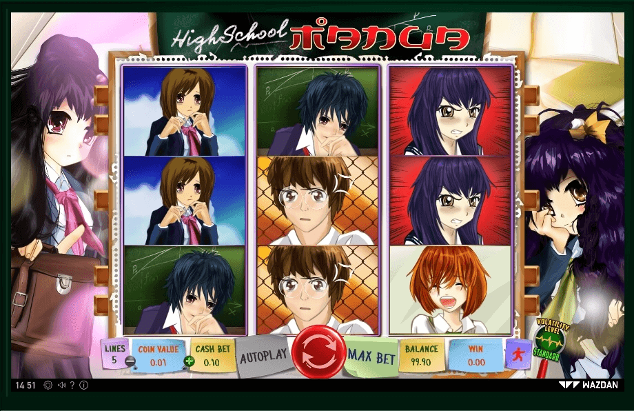 High School Manga slot play free