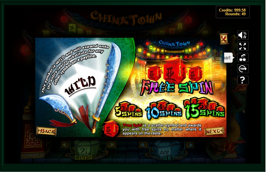 chinatown slot machine detail image 2
