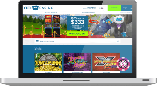 yeti casino games