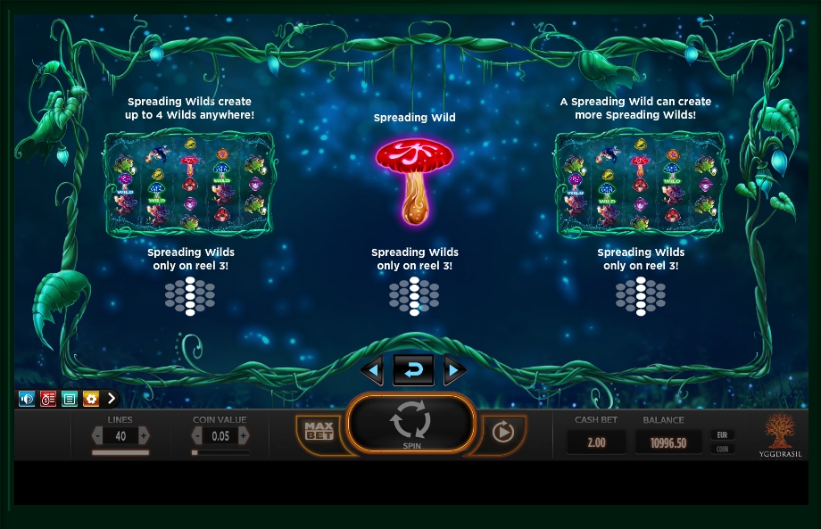 magic mushrooms slot machine detail image 2