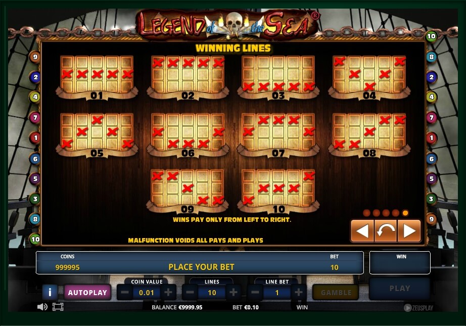 legend of the sea slot machine detail image 0